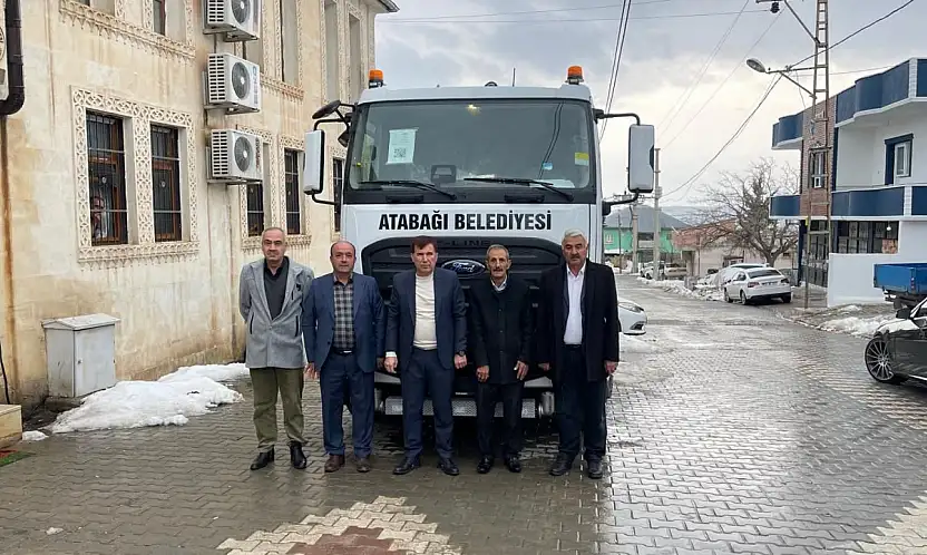 Atabağı Belediyesi'ne Yeni Arazöz Hibe Edildi
