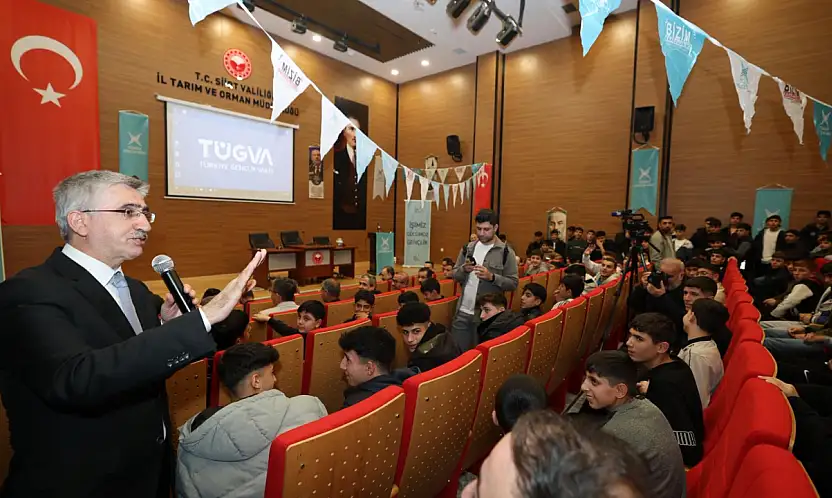 Bakan Yardımcısı Yılmaz, Siirt'te gençlerle buluştu