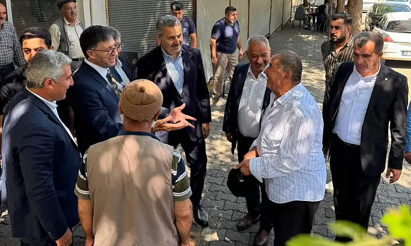 Eyüp Eroğlu ve Abdulhakim Gider Şirvan'da Teşkilatla Buluştu