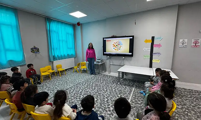Siirt Gazze Melekleri Anaokulu'nda Sağlıklı Yaşam ve Teknoloji Bilinci Eğitimi