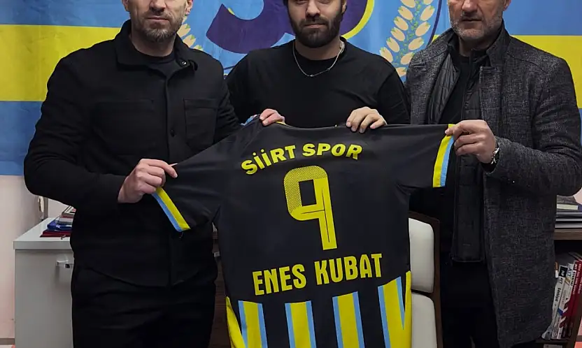 Gelecek Siirt 56 Spor'dan flaş transfer: Enes Kubat kadroya katıldı