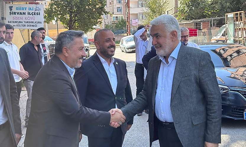 HÜDA PAR Genel Başkanı Yapıcıoğlu İstanbul'da Siirtlilerle Buluştu