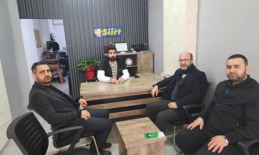 HÜDA PAR Heyetinden Artı Siirt Haber Ajansı'na Ziyaret