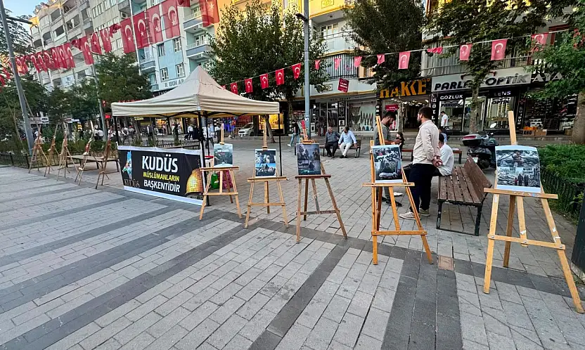 HÜDA PAR Siirt İl Başkanlığı'ndan Filistin'e Destek Standı