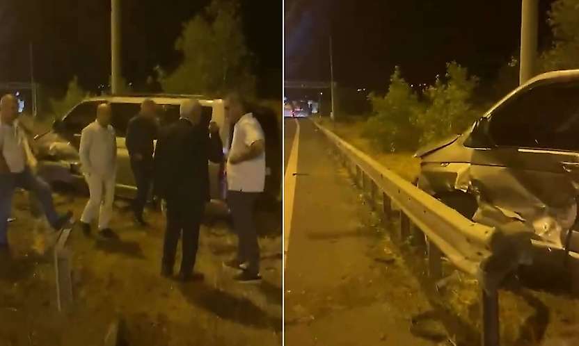 İstanbul'dan Siirt'e Taziyeye Gelen Araç Kaza Yaptı: Kazada Yaralılar Var