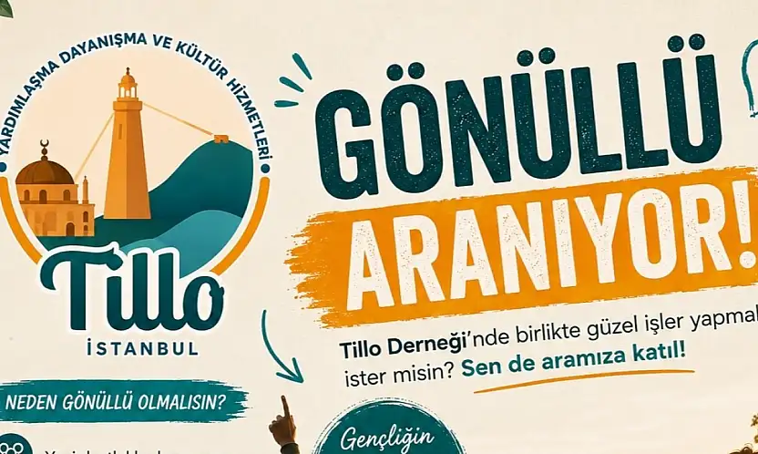 İstanbul Tillo Derneği Gönüllülerini Arıyor