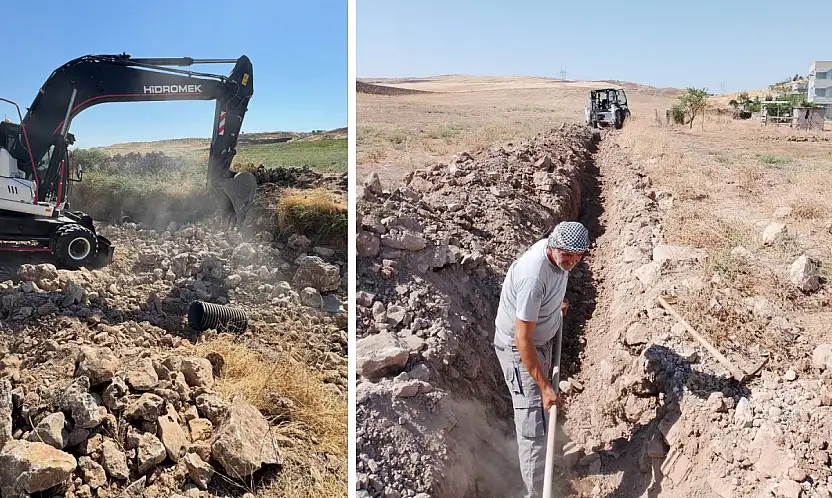 Kayabağlar Beldesi'nde İçme Suyu ve Kanalizasyon Altyapı Çalışmaları Sürüyor