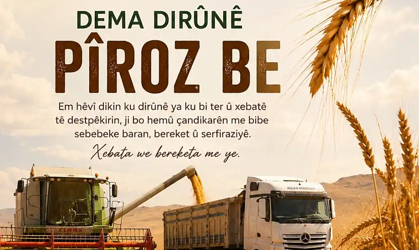 Kurtalan Belediyesi Eşbaşkanları: ''Xerza'nın Üreten Emeğine Sahip Çıkacağız, Piroz Be''