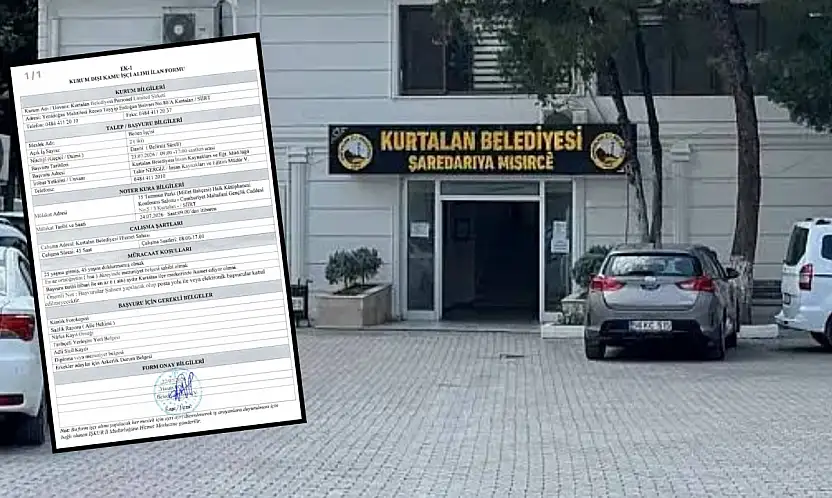 Kurtalan Belediyesi'nin Daimi İşçi Alımı İlanı İptal Edildi