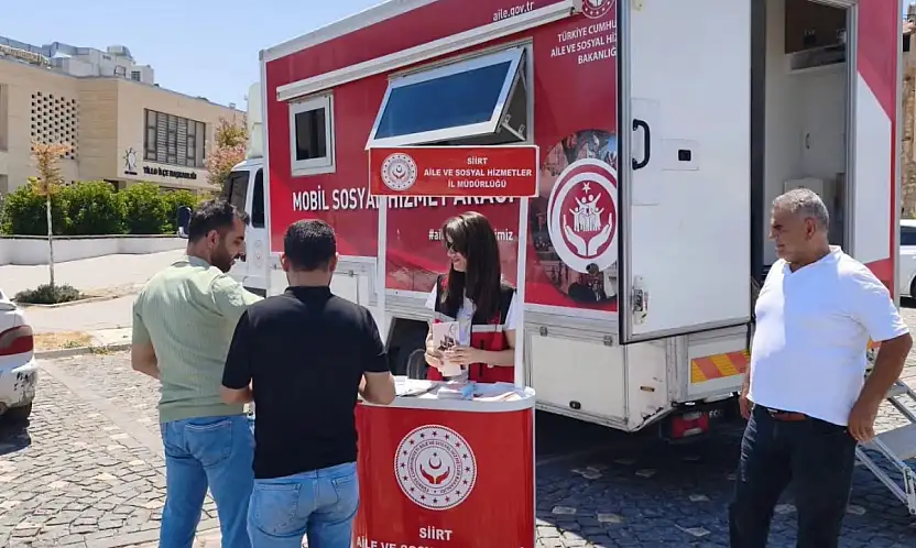 Mobil Sosyal Hizmet Aracı Bu Kez Tillo'daydı