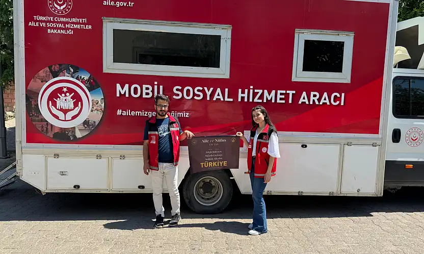 Mobil Sosyal Hizmet Aracı Şirvan'da Vatandaşlarla Buluştu