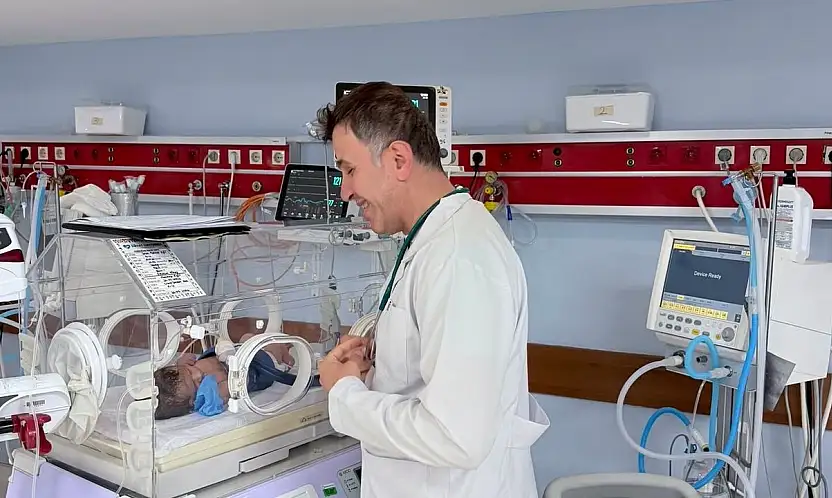 Özel Siirt Hayat Hastanesi'nde Tedavi Gören Yenidoğan Sağlığına Kavuştu