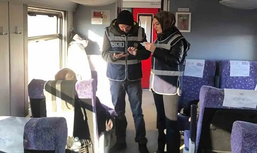 Siirt–Ankara Seferini Yapan Güney Ekspres'te Güvenlik Uygulaması