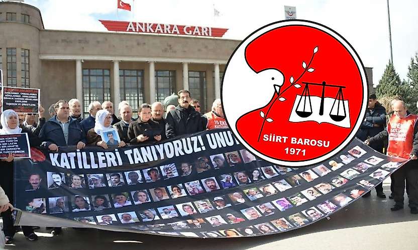 Siirt Barosu, 10 Ekim Ankara Katliamı İçin Anma Mesajı Yayınladı
