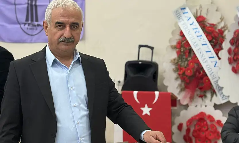 Siirt Battaniyeciler, Giyimciler ve Tuhafiyeciler Odası'nda Emrullah Alakaşlı Yeniden Başkan