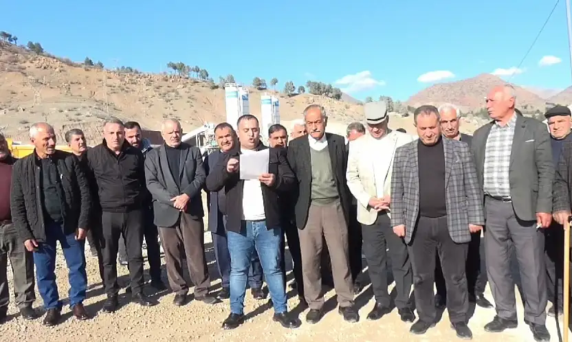 Siirt Baykan'da HES-1 barajı tepkisi büyüyor: ''Baraja değil, adaletsizliğe karşıyız''