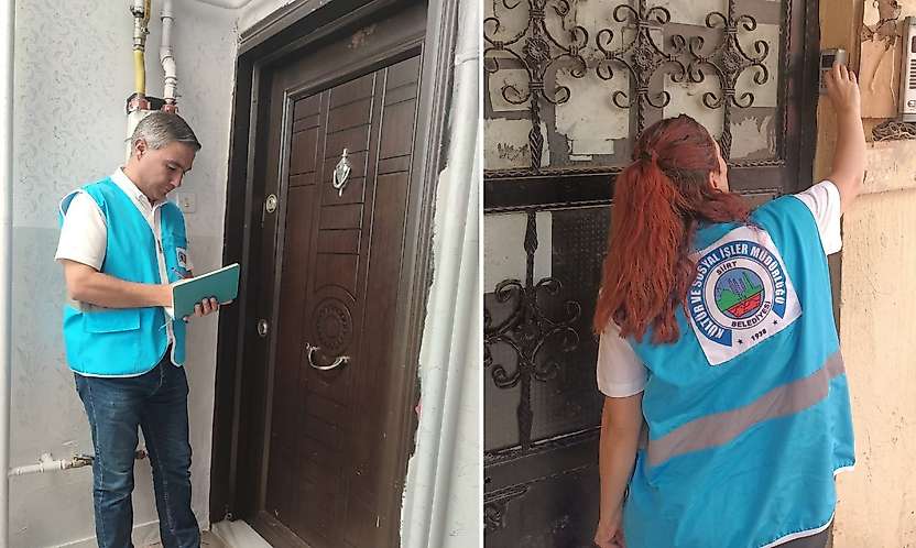 Siirt Belediyesi İhtiyaç Sahibi Yaşlı Ve Engellileri Evlerinde Ziyaret Ediyor