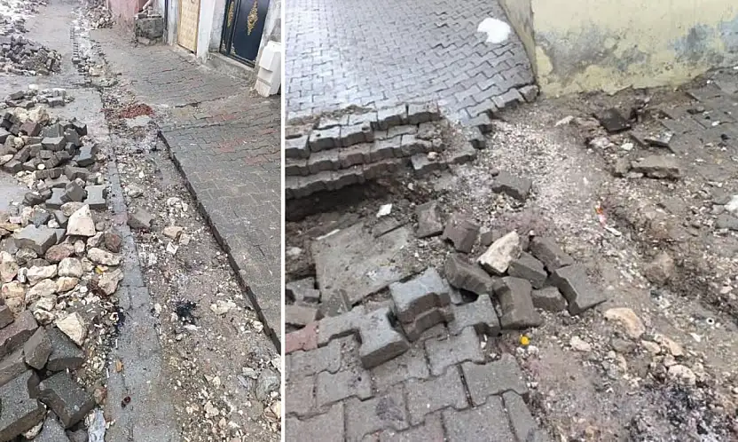 Siirt Dumlupınar Mahallesi'nde Doğalgaz Sonrası Sokaklar Kaderine Terk Edildi