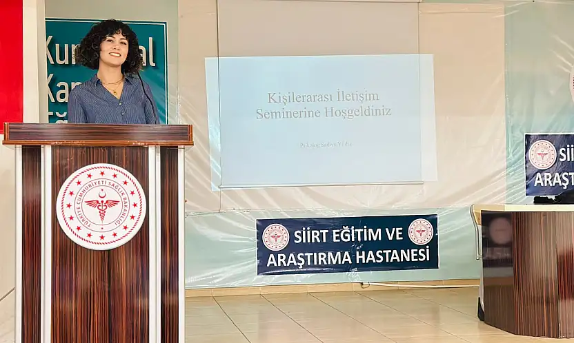 Siirt Eğitim ve Araştırma Hastanesi'nde etkili ve güvenli iletişim eğitimi