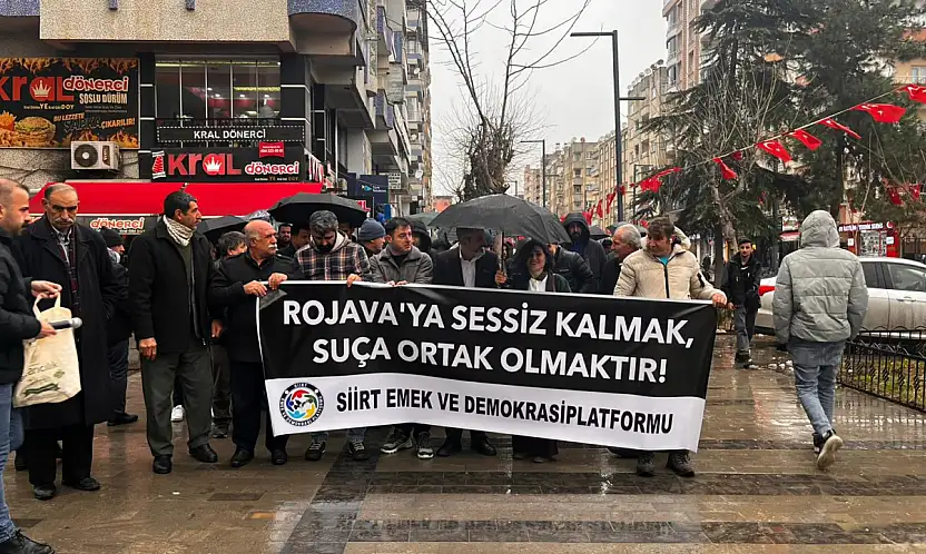Siirt Emek ve Demokrasi Platformu'ndan Rojava açıklaması: 'Sessiz kalmak suça ortak olmaktır'