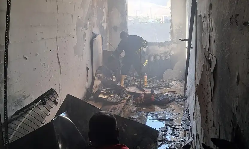 Siirt Hassa Hatun Kız Öğrenci Yurdunda Yangın: 1 Yaralı