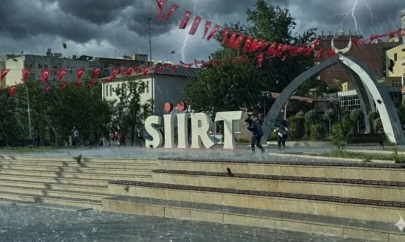 Siirt için peş peşe meteorolojik uyarılar: Kuvvetli yağış, fırtına ve buzlanma bekleniyor