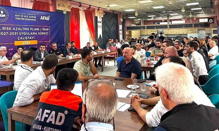 Siirt'in Afet Riskleri Masaya Yatırıldı