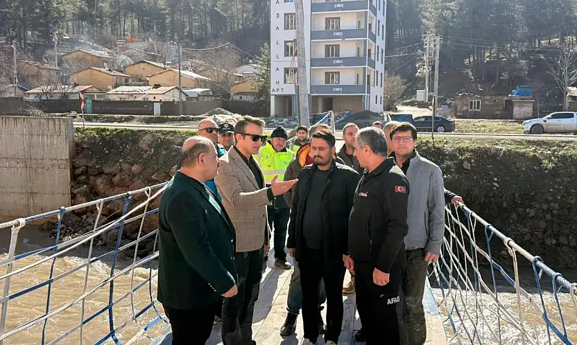 Siirt'in Baykan ilçesinde dere yatakları sel riskine karşı incelendi