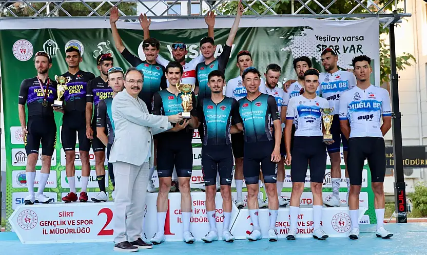 Siirt'in İlk Defa Ev Sahipliği Yaptığı Türkiye Yol Bisikleti Şampiyonası Tamamlandı