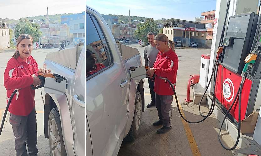 Siirt'in İlk Kadın Pompacısı Dilan Zerdelci İlgi Odağı Oldu
