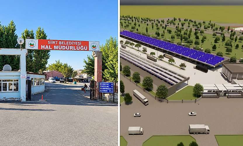 Siirt'in Yeni Sebze Hali Projesinde Son Durum Merak Ediliyor