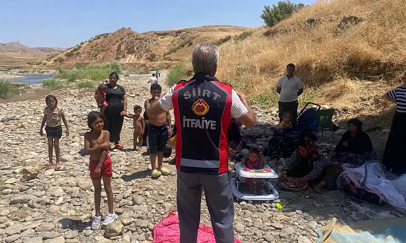 Siirt İtfaiyesi'nden Kezer ve Botan Vadisi İçin Kritik Uyarı: 'Suya Girmeyin'