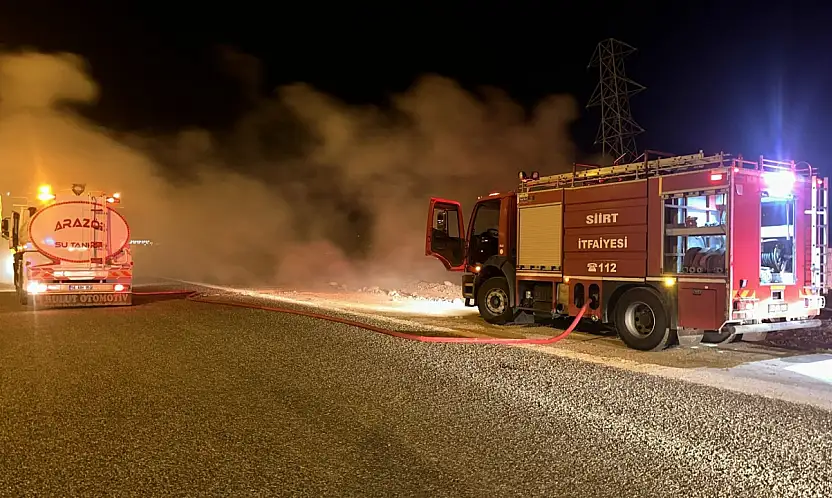 Siirt itfaiyesinin 2025 yılı müdahale rakamları belli oldu