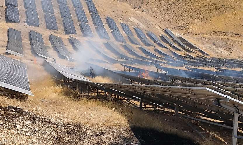 Siirt Kurtalan'da Elektrik Panellerinde Yangın Çıktı