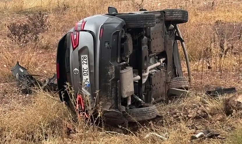 Siirt Kurtalan'da Otomobil Takla Attı: Sürücü Yaralandı