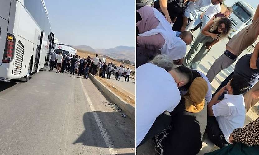 Siirt Kurtalan'da yolun karşısına geçmek isteyen çocuğa otobüs çarptı