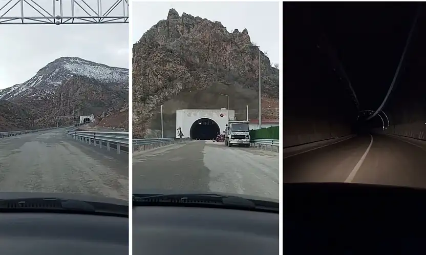 Siirt - Şırnak Tünelinin Son Hali Görüntülendi, Vatandaşlar Kullanmaya Başladı