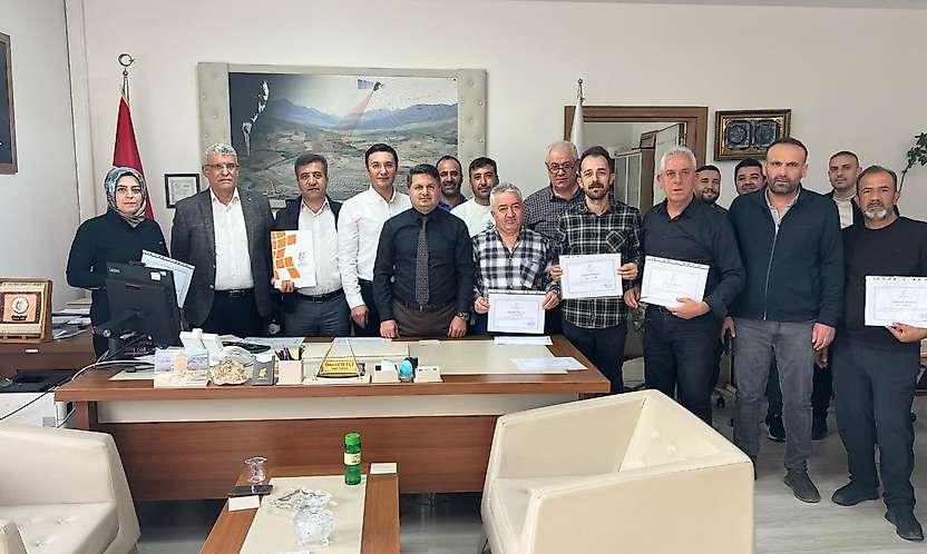 Siirt Tapu Müdürlüğü Personeline Teşekkür Belgesi