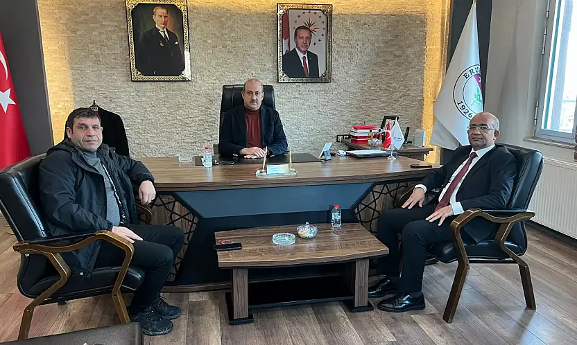 Siirt Tarım ve Orman İl Müdürü Şanverdi'den Belediye Başkanı Cevher Çiftçi'ye ziyaret