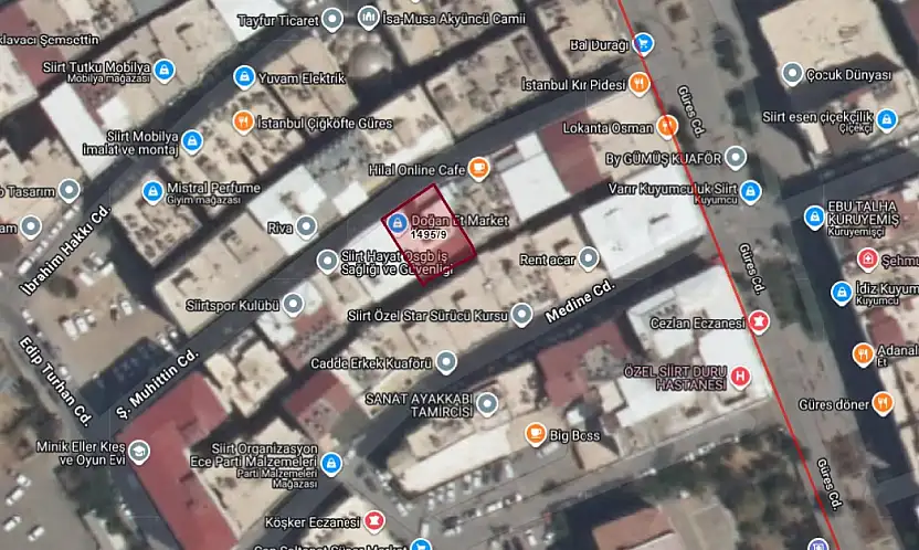 Siirt'te 3,48 Milyon TL Muhammen Bedelli Dükkan ve Depo İcradan Satışa Çıkarıldı