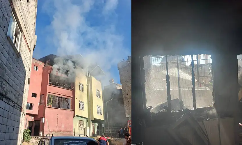 Siirt'te 3 Katlı Binada Korkutan Yangın: Ev Kullanılamaz Hale Geldi