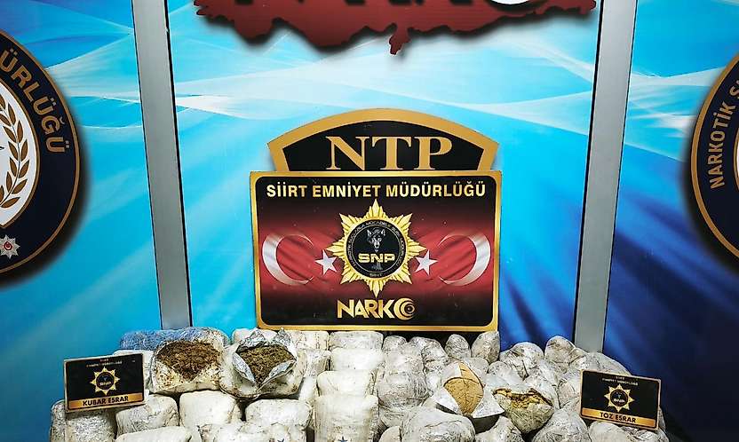 Siirt'te 37 Kilo 600 Gram Esrar Ele Geçirildi: 1 Şüpheli Tutuklandı: Uyuşturucuyu Koyun Yünlerine Gizlemiş