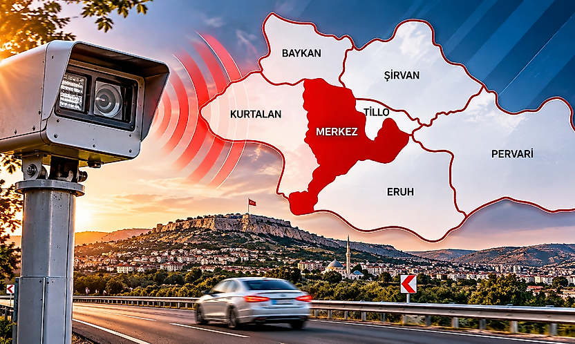 Siirt'te 4 Güzergâhta Radar Kurulacak: 1 Kasım'dan İtibaren Hız Yapanlara Ceza Kesilecek