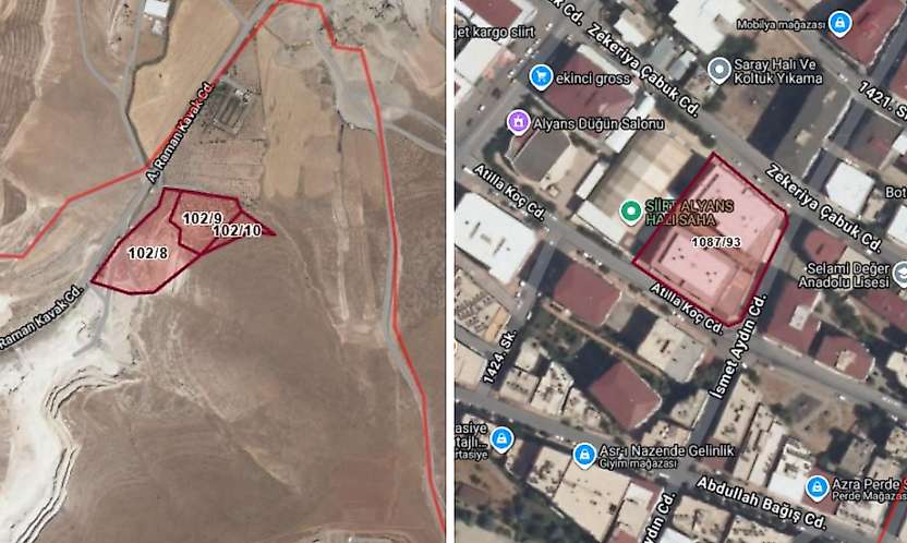 Siirt'te 4 Taşınmaz 22 Milyon TL ile İcradan Satışa Çıkarıldı