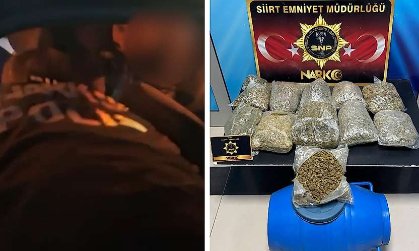 Siirt'te 5 Kilo 700 Gram Uyuşturucu Ele Geçirildi: 6 Kişi Yakalandı