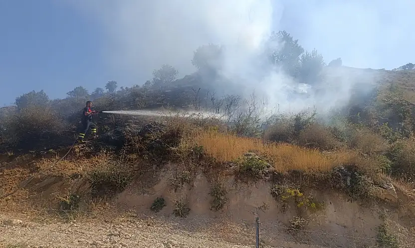 Siirt'te 60 Dönümlük Mera Alanı Küle Döndü, Facia Son Anda Önlendi