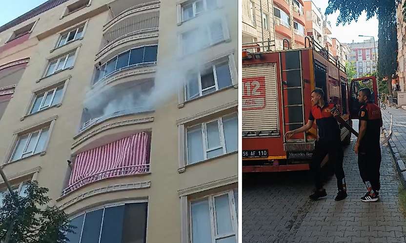 Siirt'te Apartman Balkonunda Piknik Tüpü Patladı