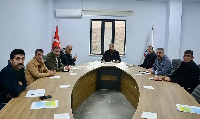 Siirt'te asfalt sezonu öncesi hazırlık toplantısı gerçekleştirildi