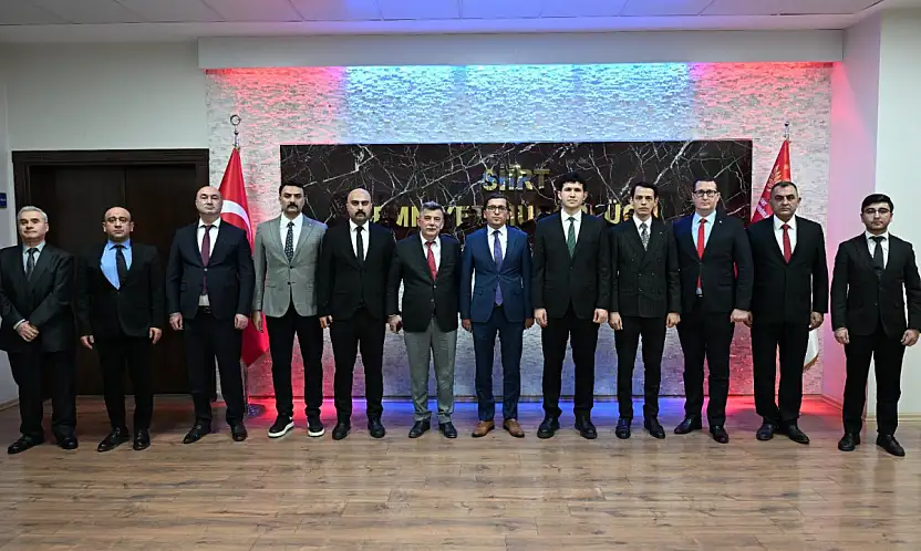 Siirt'te Başsavcı Yasin Coşkun ile Emniyet Müdürü Necmettin Öztürk adli konuları değerlendirdi