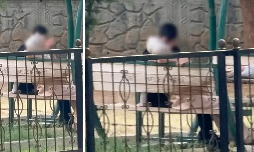 Siirt'te Çocuk Parkındaki Uygunsuz Davranışlar Tepki Çekti